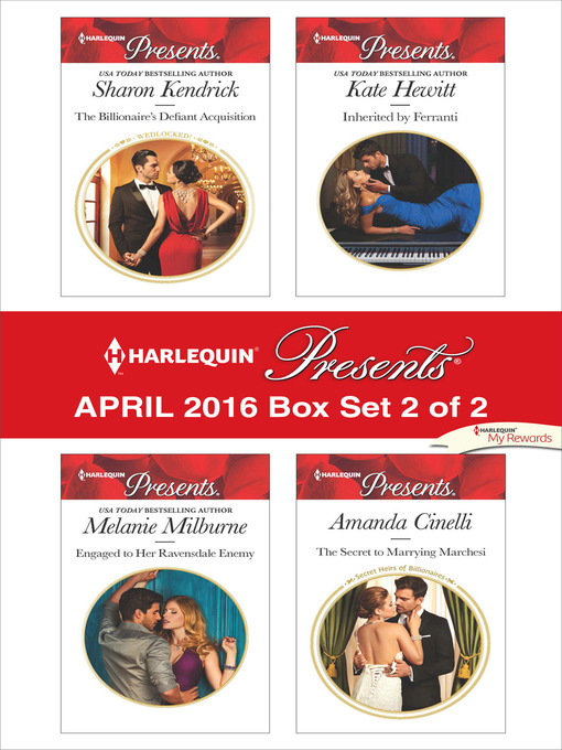 Title details for Harlequin Presents April 2016, Box Set 2 of 2 by Sharon Kendrick - Available